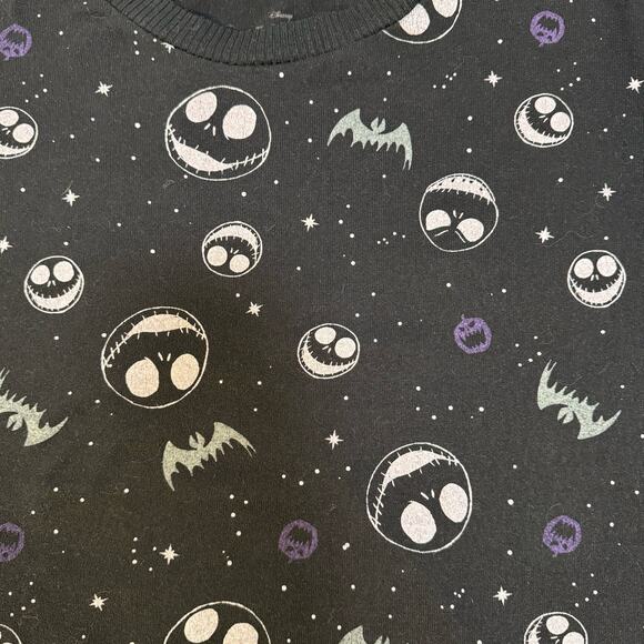 Disney Nightmare Before Christmas Oversized Lounge Sweatshirt black size L - Picture 7 of 8